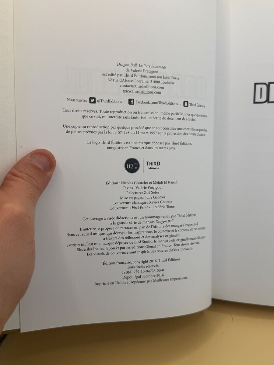 Libri: Livre Dragon Ball hommage Third Editions – Usato da Genève venduto da sho_67qj 4