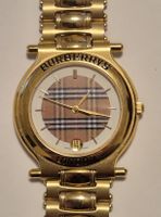 Burberrys - Montre vintage dorée pour dames