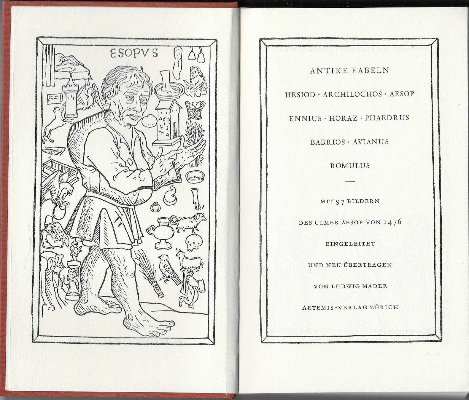 Libri: Antike Fabeln 1951 – Usato da Flims - Dorf venduto da Stagediver 1
