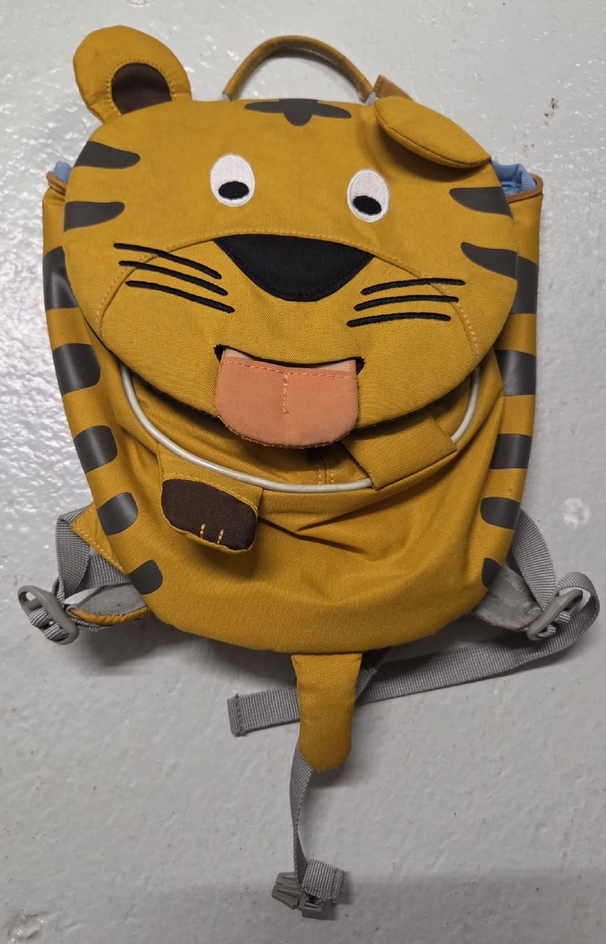 Affenzahn Borse & Zaini: Kinderrucksack Affenzahn Tiger gelb – Usato da Scherz venduto da Vogue05