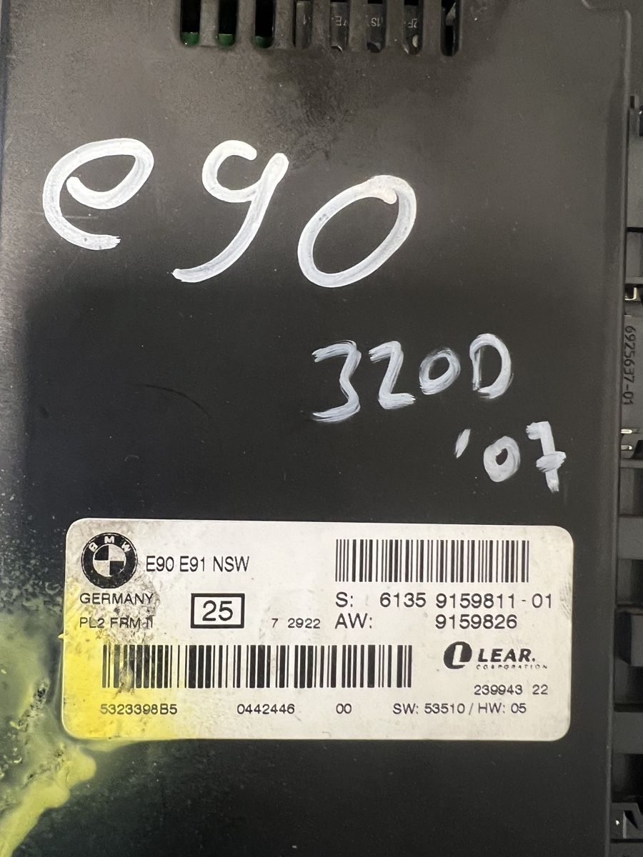 BMW Tutti pezzi di ricambio auto: Bmw e90 e91 Fussraummodul – Usato da Lufingen venduto da Kasti92 1