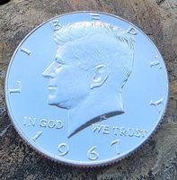 John Kenedy, Silber 12 Gram, Half Dollar 1967