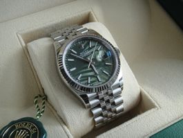 Rolex / Datejust 36 Palm Motif Dial / Nahezu Fabrikneu