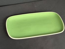 Rössler Butterplättli Teller Ankeplättli grün Vintage 60er J