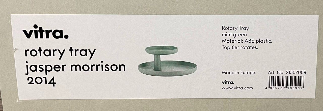 Vitra Tutte le decorazioni: Vitra Rotary Tray Jasper Morrison – Nuovo (secondo la descrizione) da Lustdorf venduto da Pfupfi8 3
