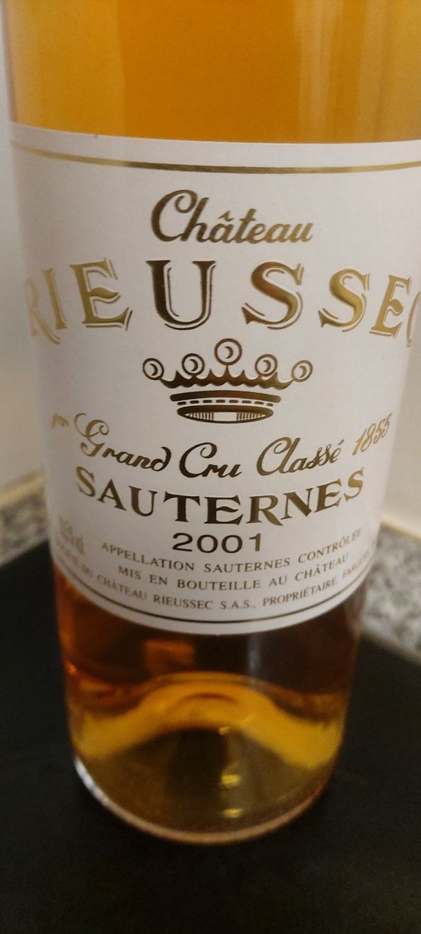 Vino: Chateau Rieussec 2001 37.5 cl.Flasche – Nuovo (secondo la descrizione) da Grenchen venduto da poggione 3