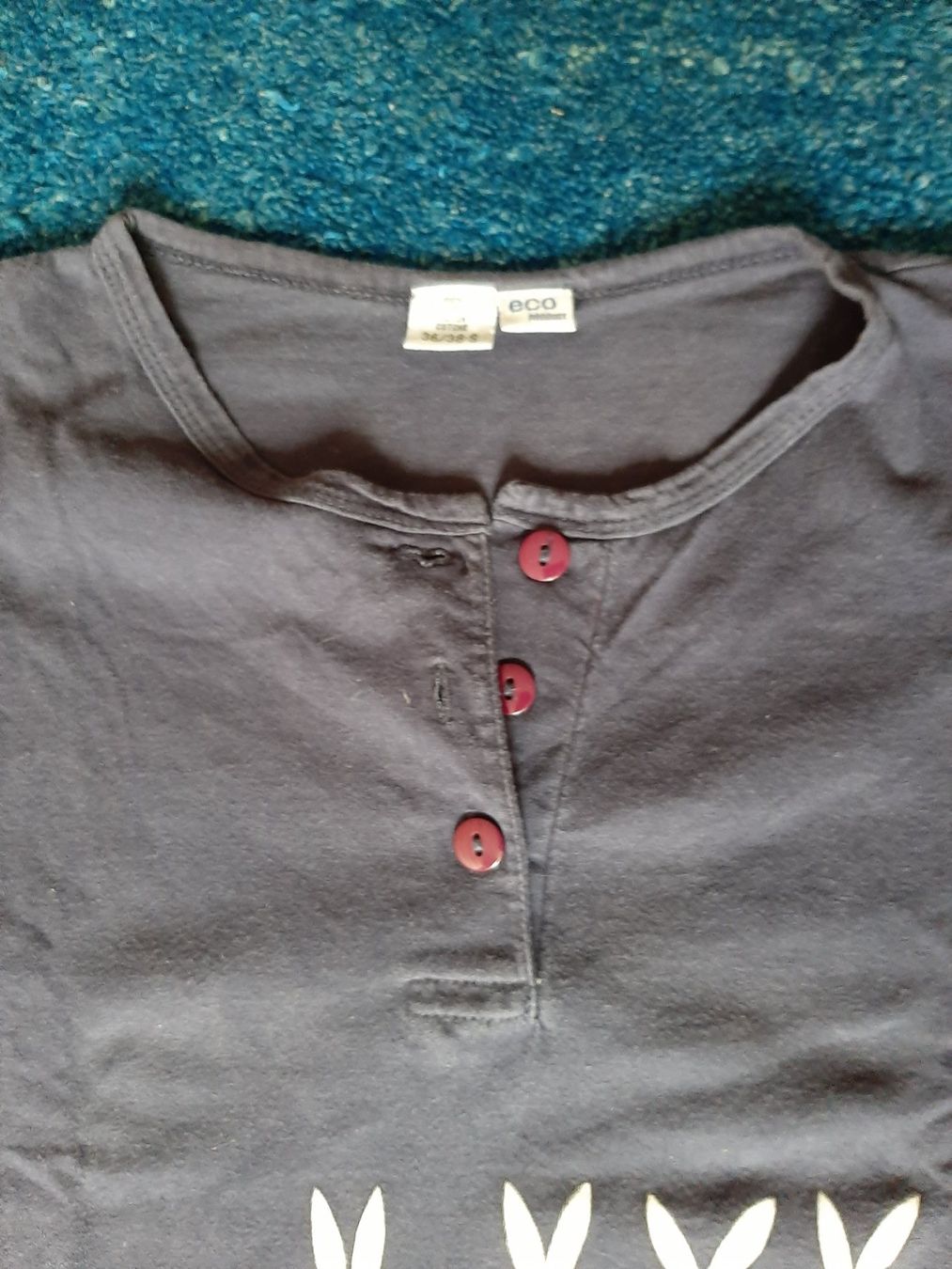 T-shirt: Nachthemd / Sleepshirt Blau – Usato da Wittenbach venduto da lukelu 2