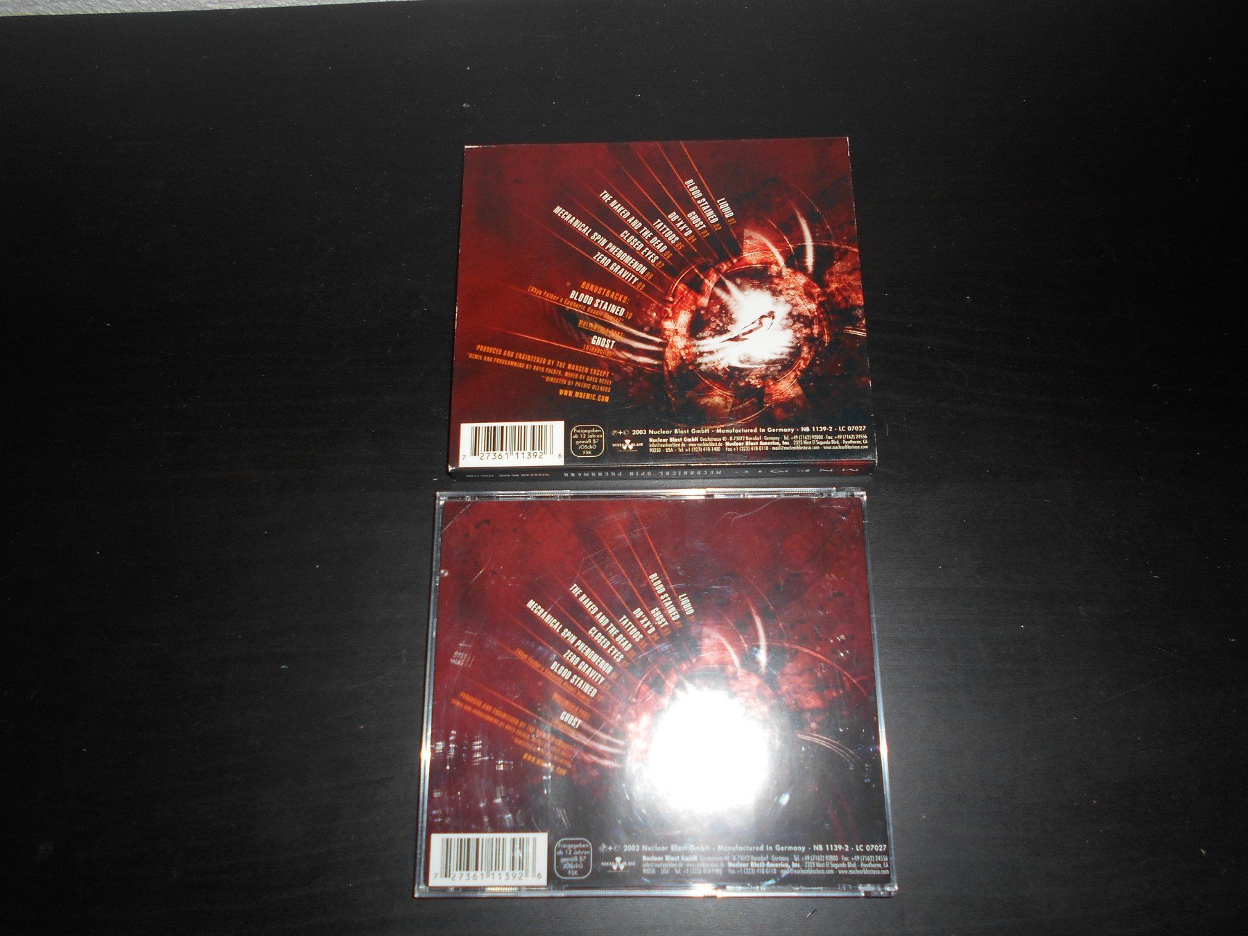 CD: Mnemic – Mechanical Spin Phenomena / 2003 – Usato da Aarberg venduto da witchhunter01 1