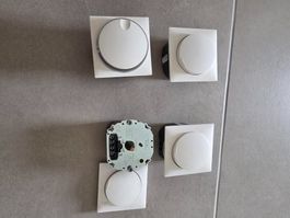 4 x Feller Dimmregler / Schalter