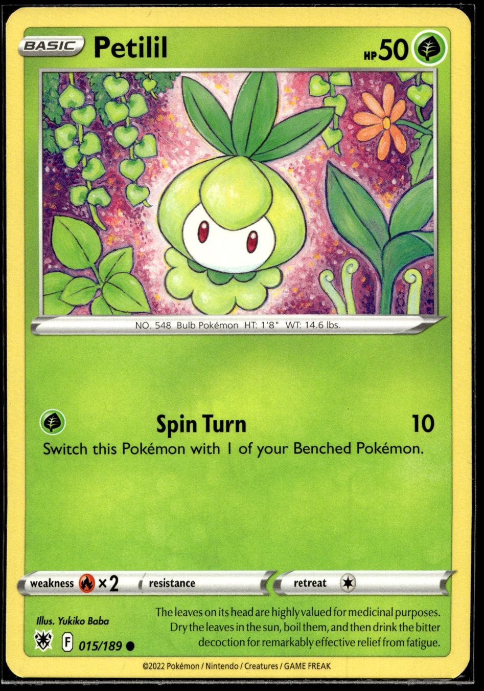 Pokémon Carte collezionabili: Petilil (ASR EN 015/189) – Usato da Affoltern am Albis venduto da Chiesa_5