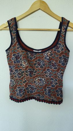 Kookai vintage floral Tank, Grösse S