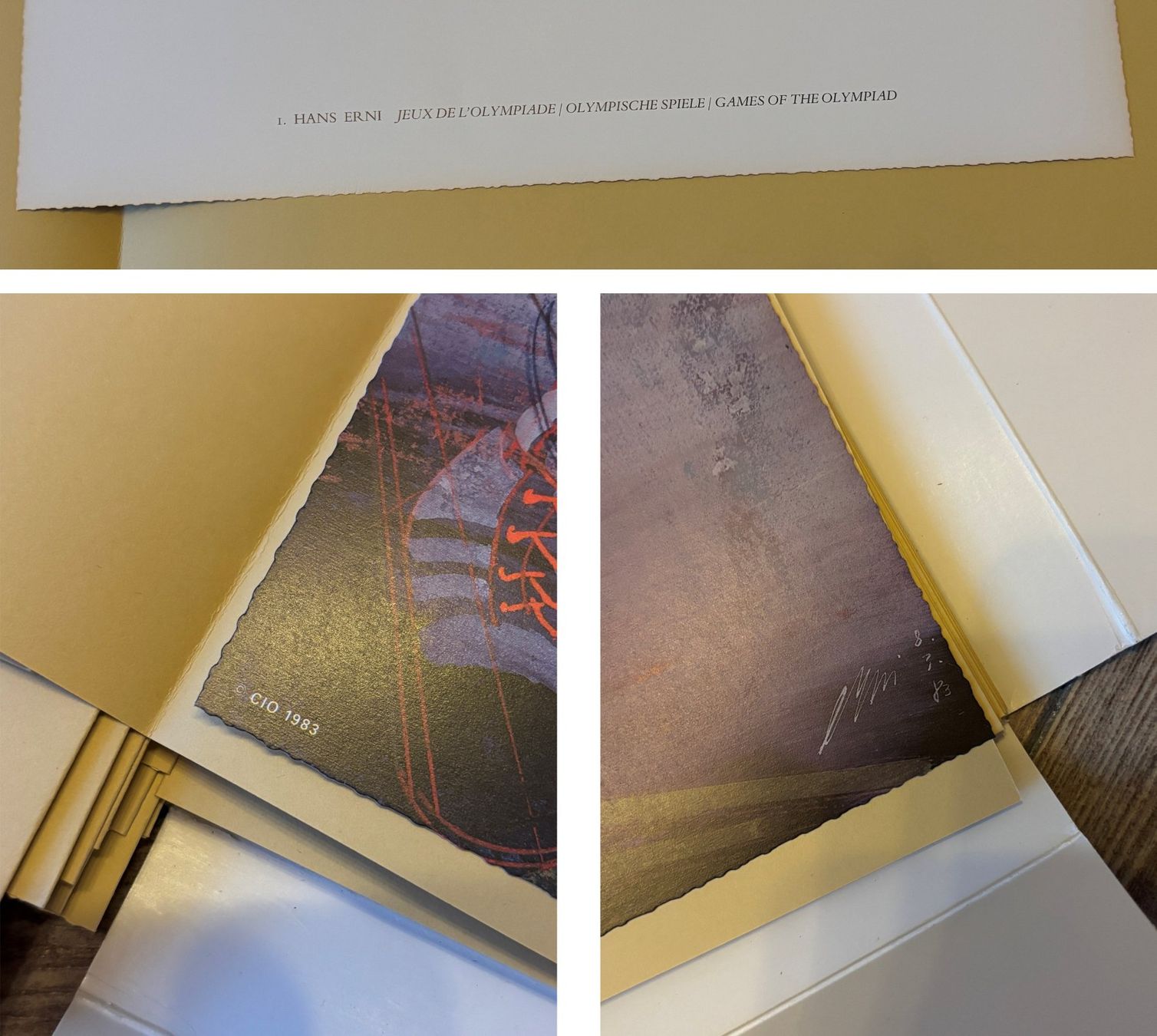 Grafica & Litografie: Hans Erni - limitierte Olympia-Sammlung 1983 - komplett – Nuovo (secondo la descrizione) da Neuhaus SG venduto da TaPave 9
