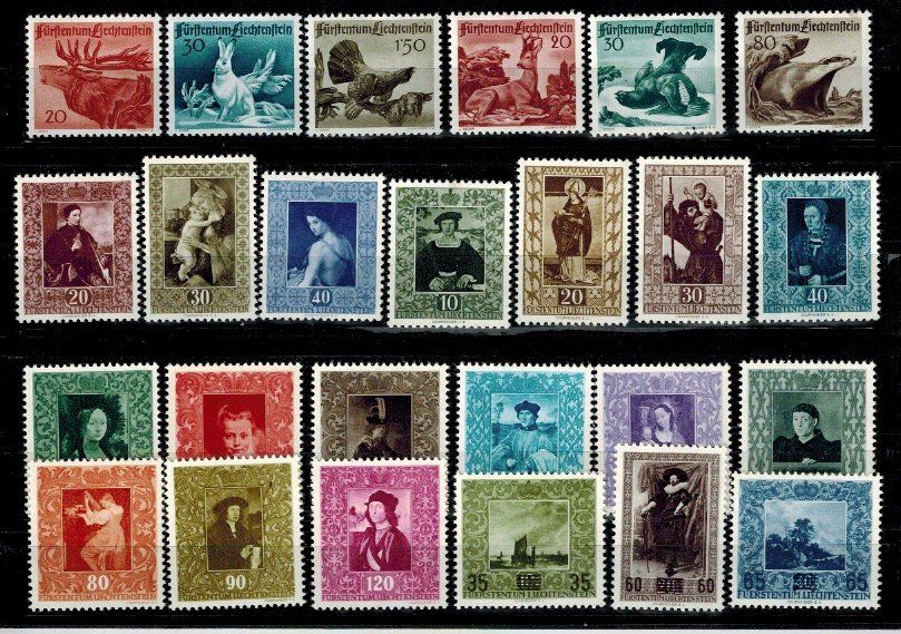 Alle Briefmarken: FL postfrisch** 1609.- – Gebraucht aus Aarwangen von Suomo48 1
