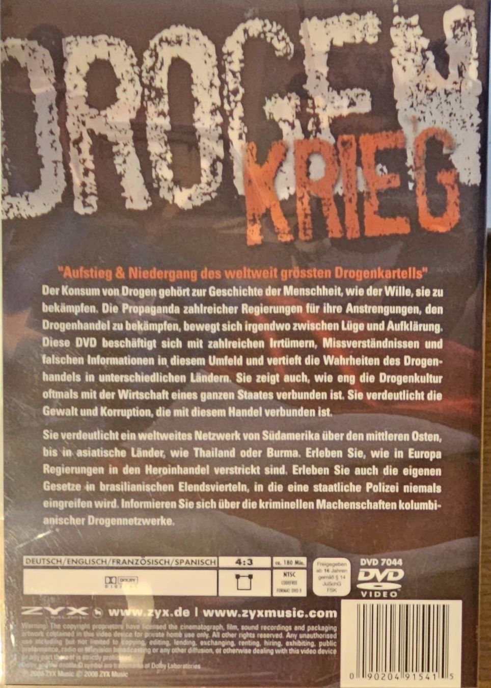 Tutti i DVDs: Drogenkrieg – Usato da Wahlen b. Laufen venduto da Cg10 1