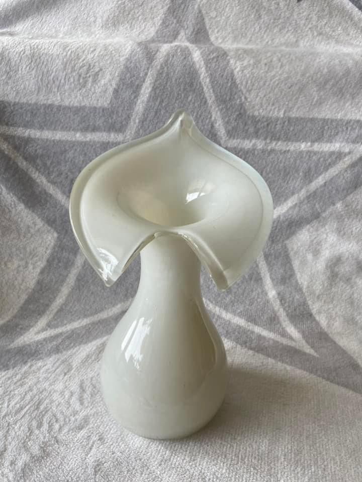 Vasi & Recipienti: Weisse Glasvase 24cm – Usato da Frenkendorf venduto da Only1 1