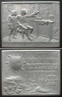 GENEVE IIe CENTENAIRE de ROUSSEAU CITOYEN de GENEVE 1912 Alu