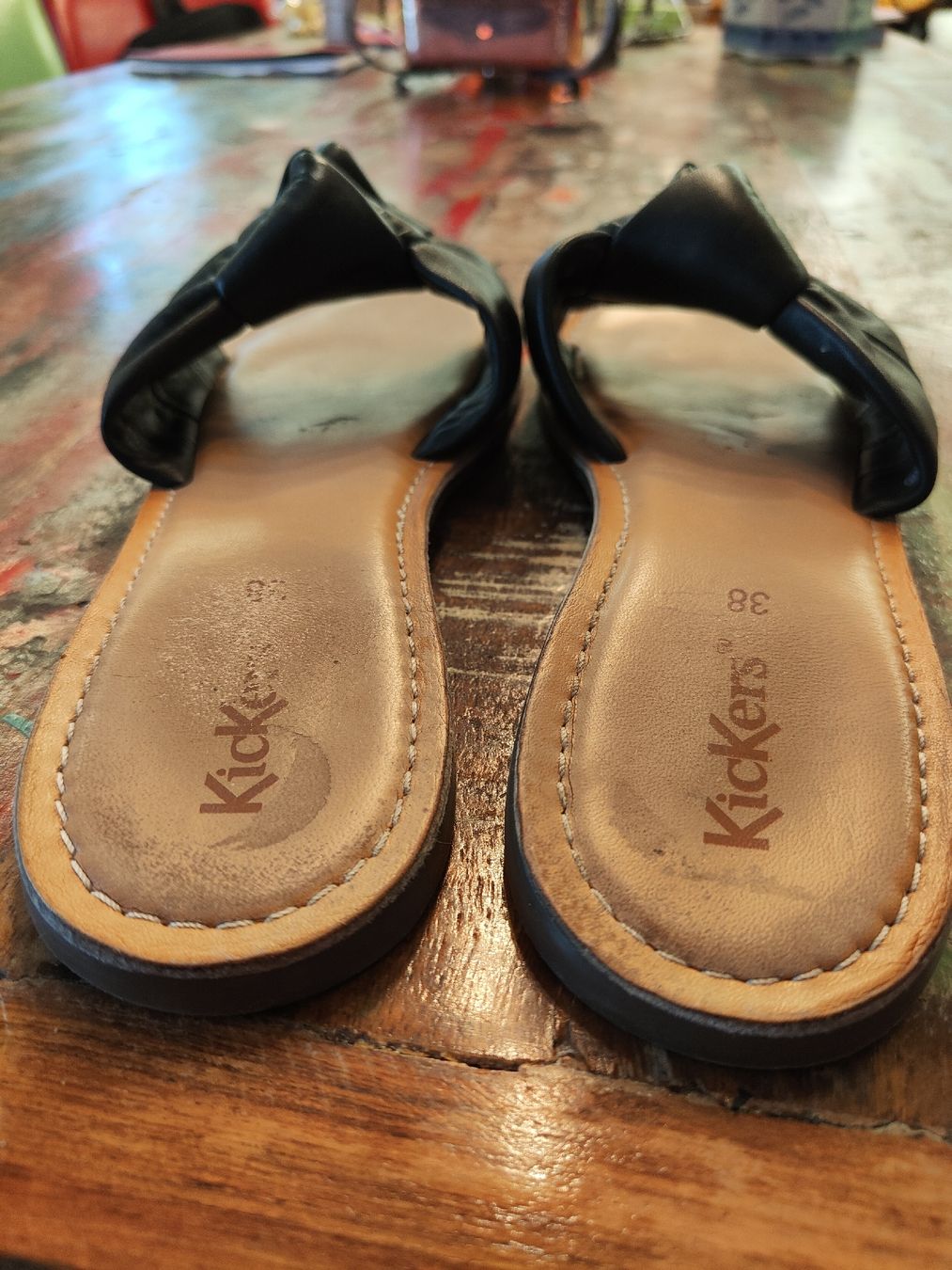 Kickers Chaussures femmes: Kickers Sandalen, Schwarz, Gr 38 – D'occasion à Biel Bienne par anjasch 3