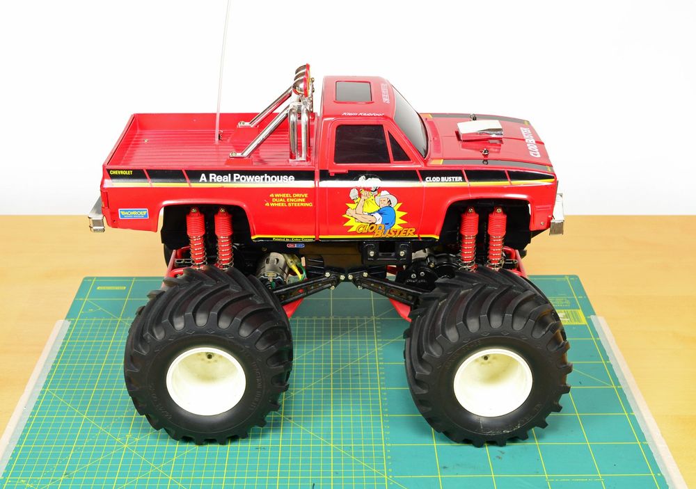Scocca Personalizzata Per Tamiya Clodbuster – Grigia Ispirata A Hazzard