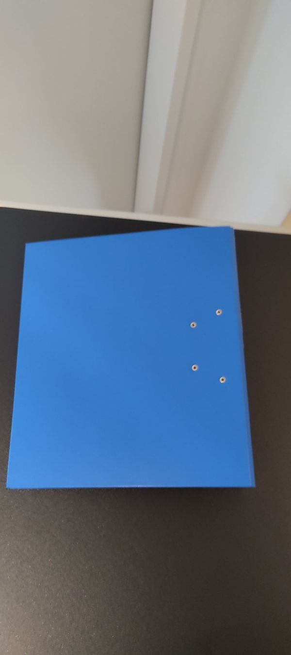Ordner: Ordner A4 Blau 75mm Breit mit Transparenthülle – Gebraucht aus Felben-Wellhausen von AWDienstleistungen 2