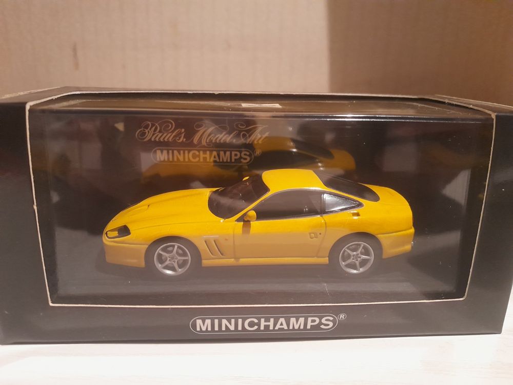 FERRARI 550 MARANELLO 1996 Rouge MINICHAMPS 1:43 of reference 430 0