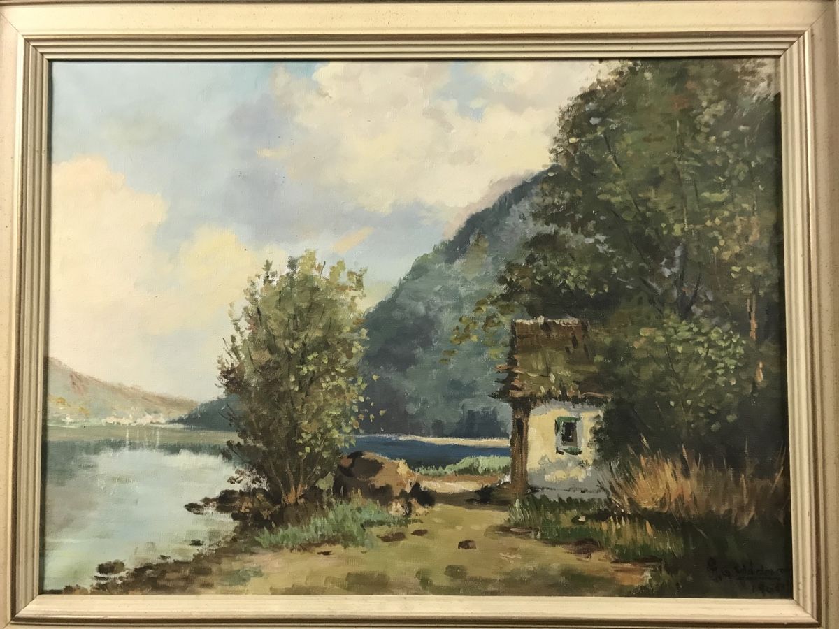 Tableaux: Unleserlich signiert – D'occasion à Wolfhalden par SecondAntique 1