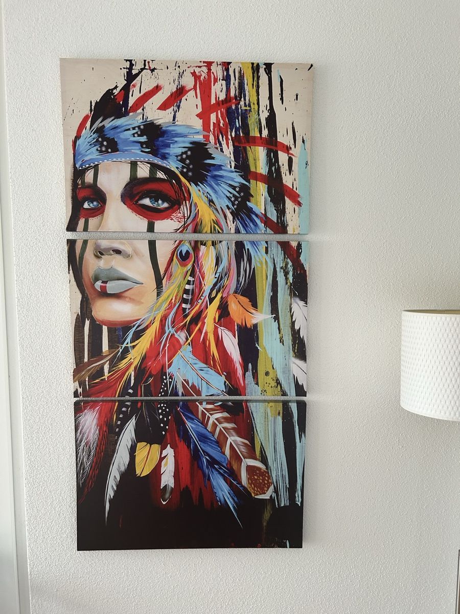 Dipinti: Warrior Girl Printed Canvas – Usato da Staufen venduto da nat_dvf6