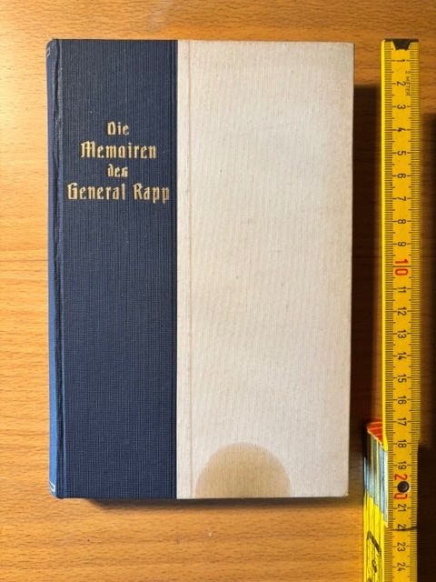Libri: Die Memoiren des napoleonischen Generals Rapp – Usato da Seon venduto da retep012