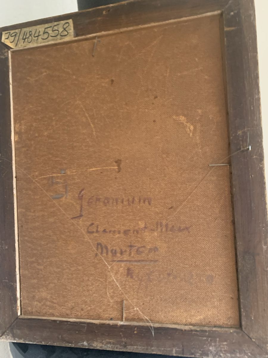 Dipinti: Geranienbild von Max Clément – Usato da Murgenthal venduto da Padoni60 3