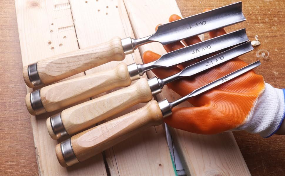 Alle Werkzeuge: Stechbeitel 4tlg – Neu und originalverpackt aus Hundwil von Equiply 2