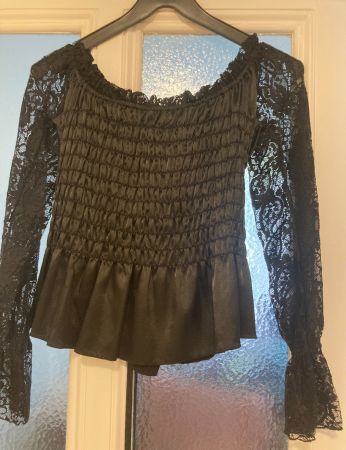 Schwarze Bluse