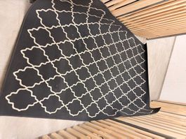 Ikea Hovslund Teppich, 160x230cm, Dunkelgrau, Top Zustand