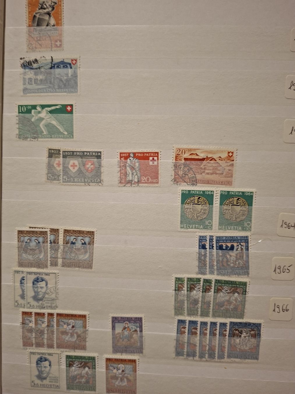 Tous les timbres: Pro Patria Sammlung / dubletten  – D'occasion à Balgach par SIMEON27 1