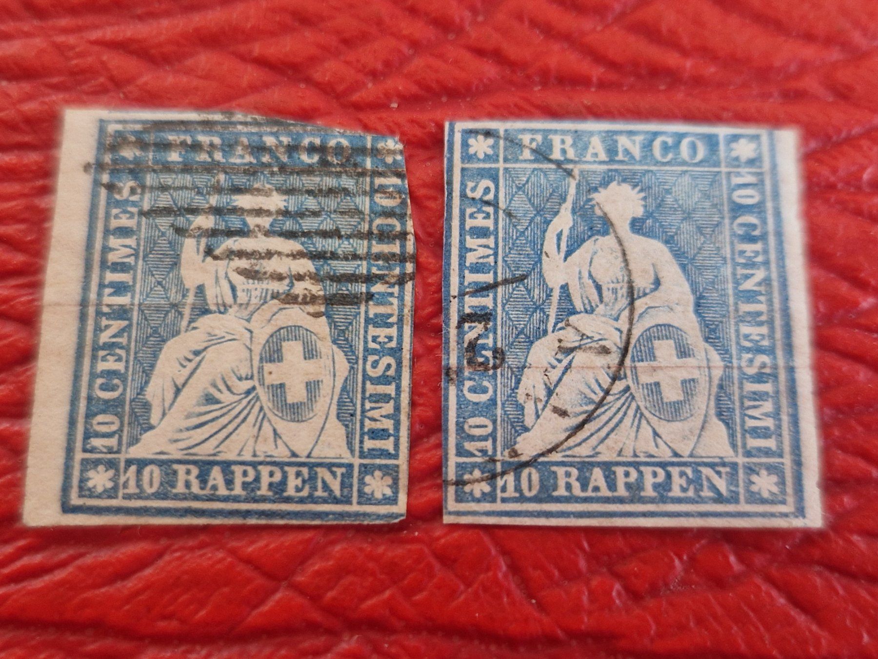 Tous les timbres: Strubel 23E, 2 St., 1x signiert, ab 1.- – D'occasion à Burgdorf par Glossy01
