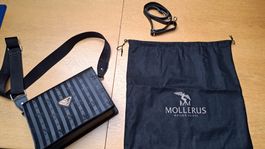 Maison Mollerus Vinerus Wil Umhängetasche schwarz/silber