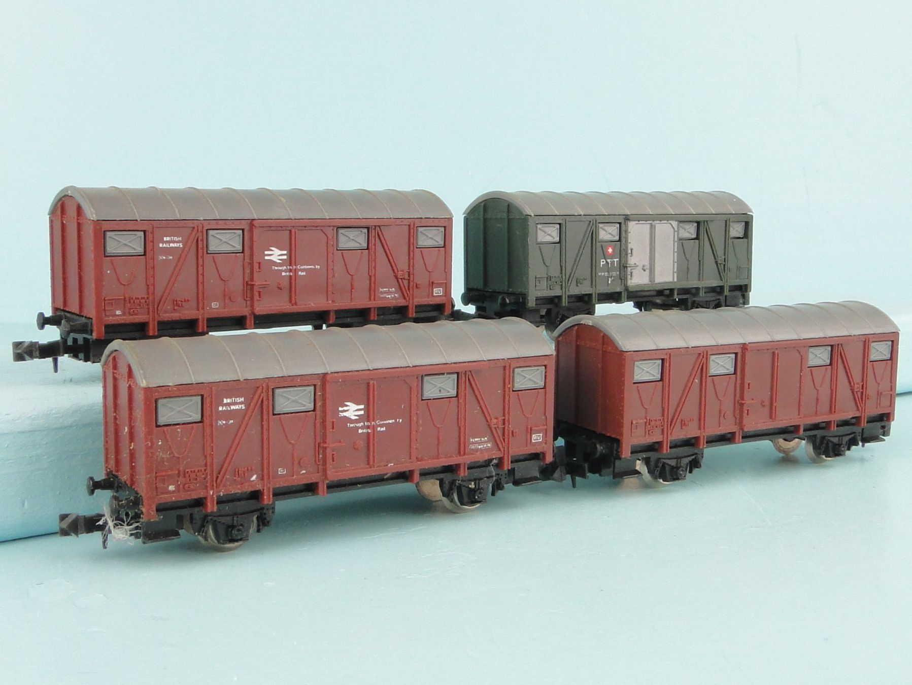 Lima Modellini di ferrovie: LIMA Spur N 4 Güterwagen – Usato da Bülach venduto da cann11
