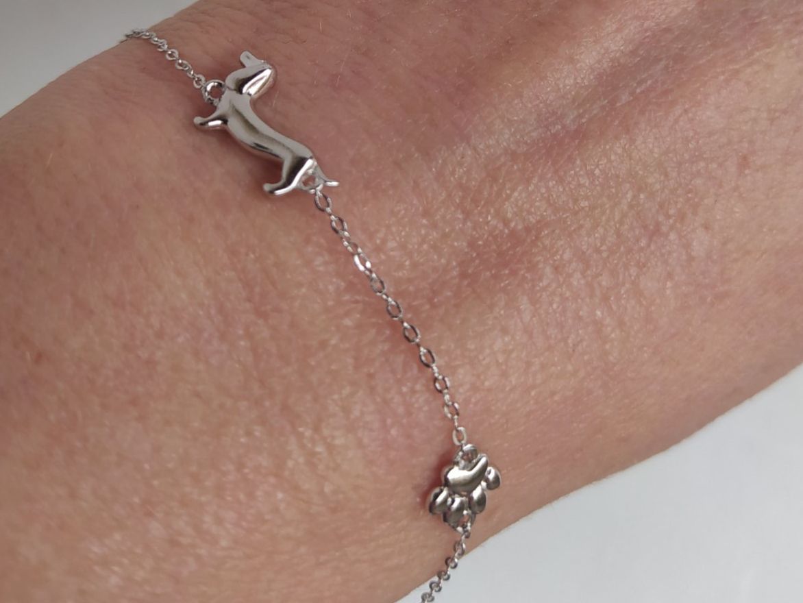 Bracciali & Braccialetti: Elegantes Silberarmband "Dackel" L-15-20cm – Nuovo e nell'imballaggio originale da Möhlin venduto da mik_h72m 2