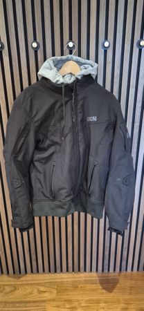 Ixs Jacke Herren Grösse XL dunkelgrau mit Kapuze