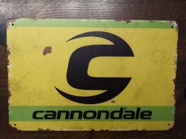 Blechschild Cannondale Vintage