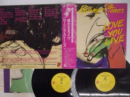 ROLLING STONES Love you live Japan 2lp