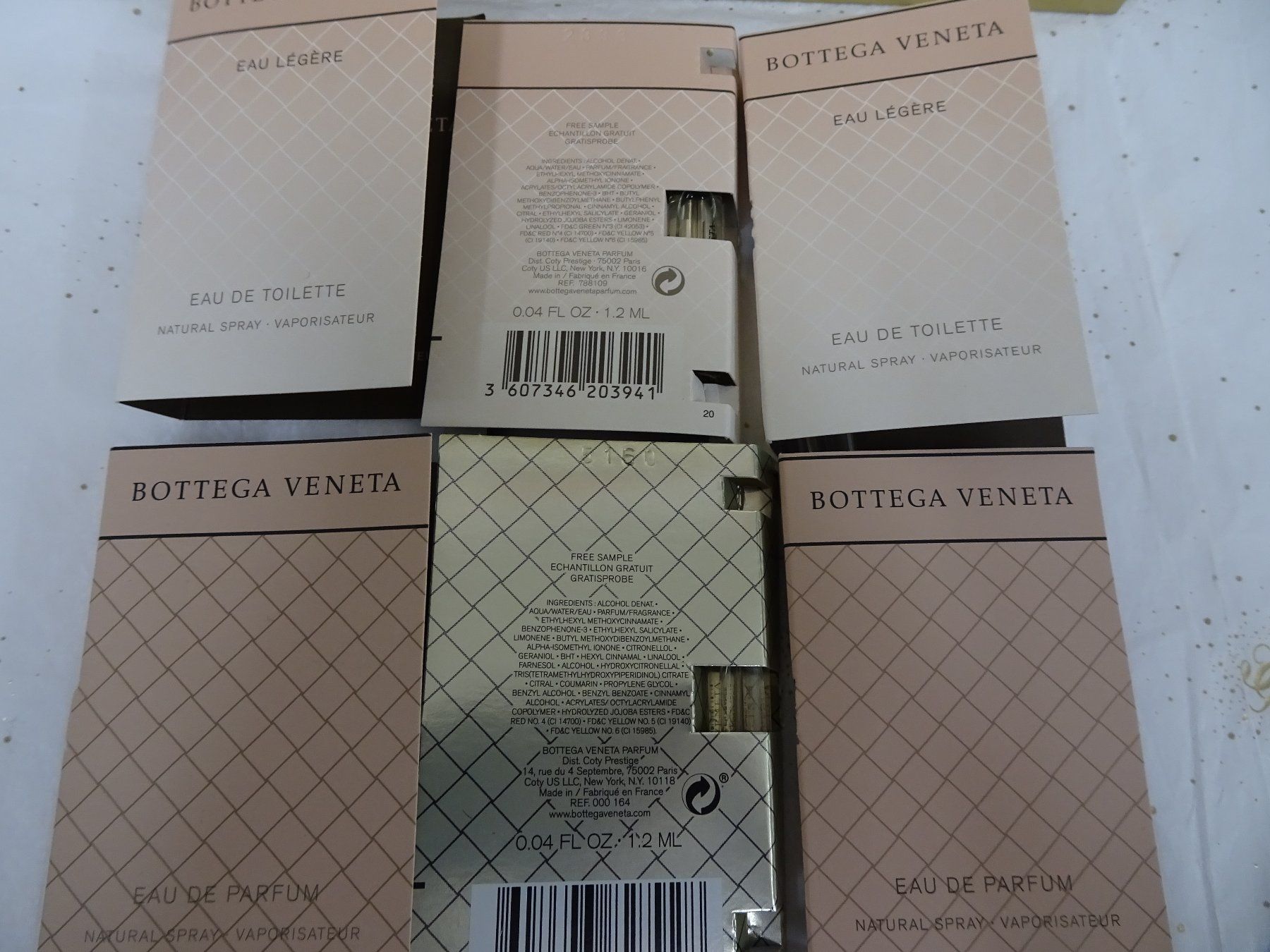 Gucci Flacons: 25 PARFUM MINI-SPRAY SAMPLES BOTTEGA AQUA PARMA PRADA GUCCI – Neu (gemäss Beschreibung) aus Oberwil b. Zug von JICKY-1889 4
