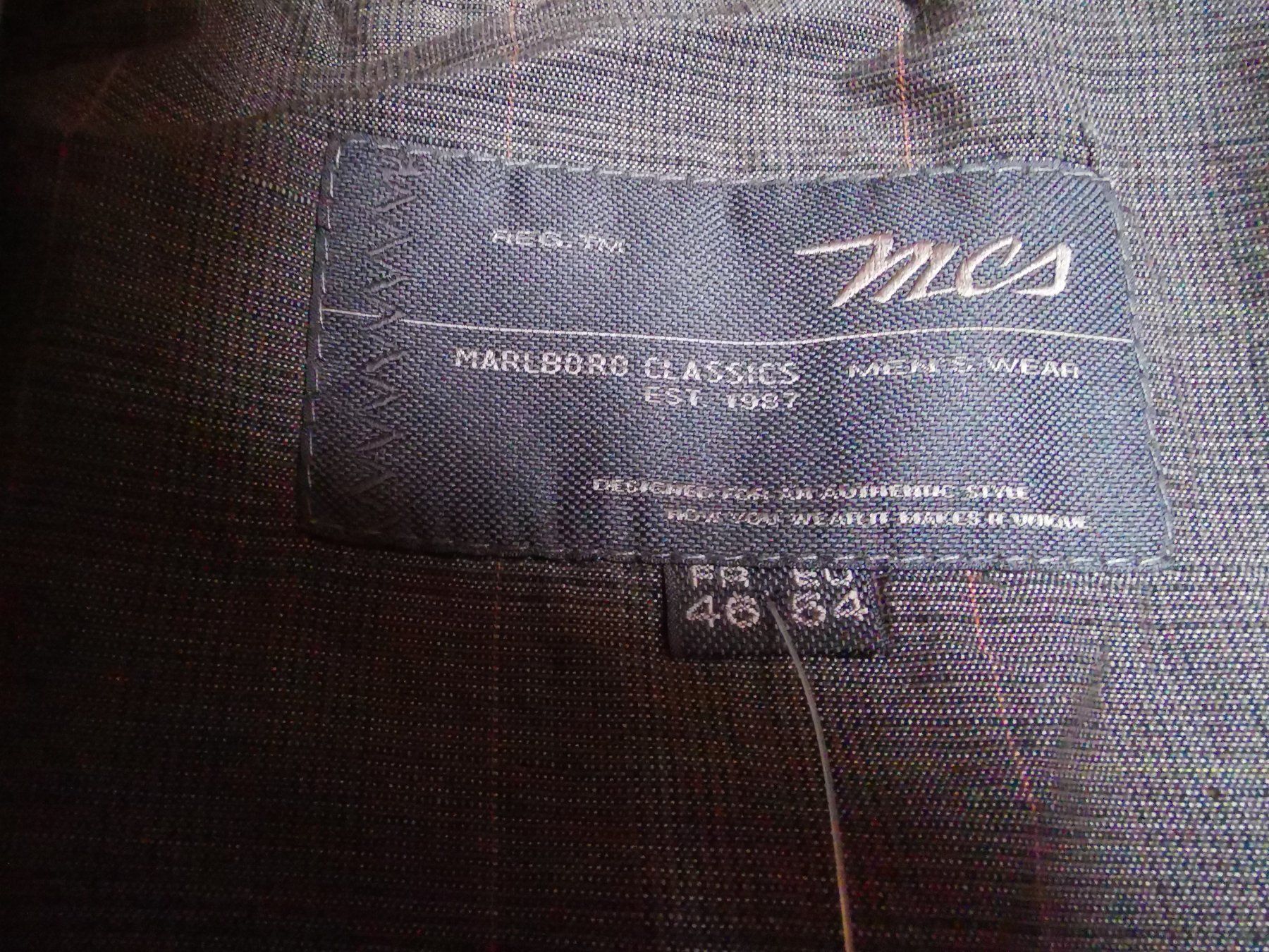 Marlboro Giacche: Blazer / Jacket Herren, grau-braun, MARLBORO CLASSICS – Nuovo e nell'imballaggio originale da Seuzach venduto da NaehdesignMirjam 5