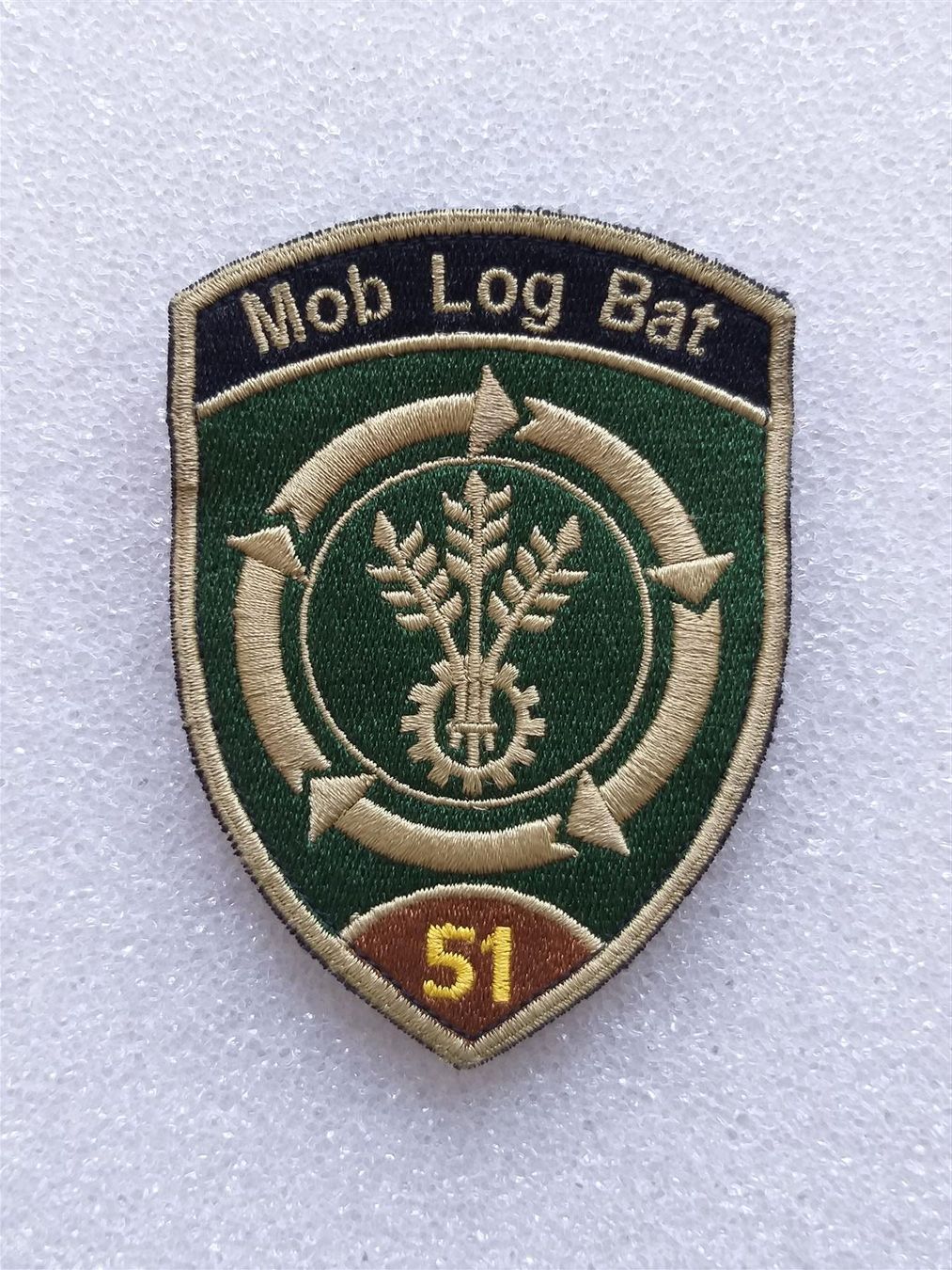 Placchette & Badge: Verbandsabzeichen Mob Log Bat 51 Kp 2 – Usato da Bauma venduto da SwissMilitaria