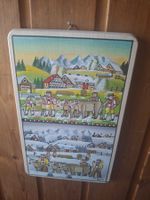 Holzbrett Bild Sommer ---  Winter ** 7