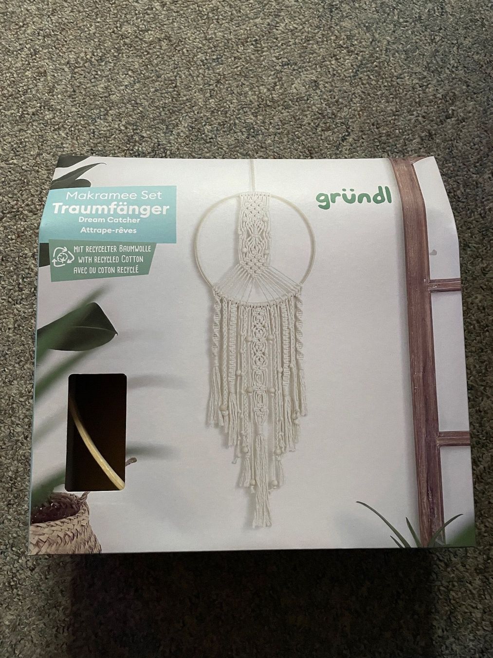 Kit bricolage: Traumfänger set makrame bastelset macrame – Nuovo e nell'imballaggio originale da Buchs SG venduto da Billikatze5