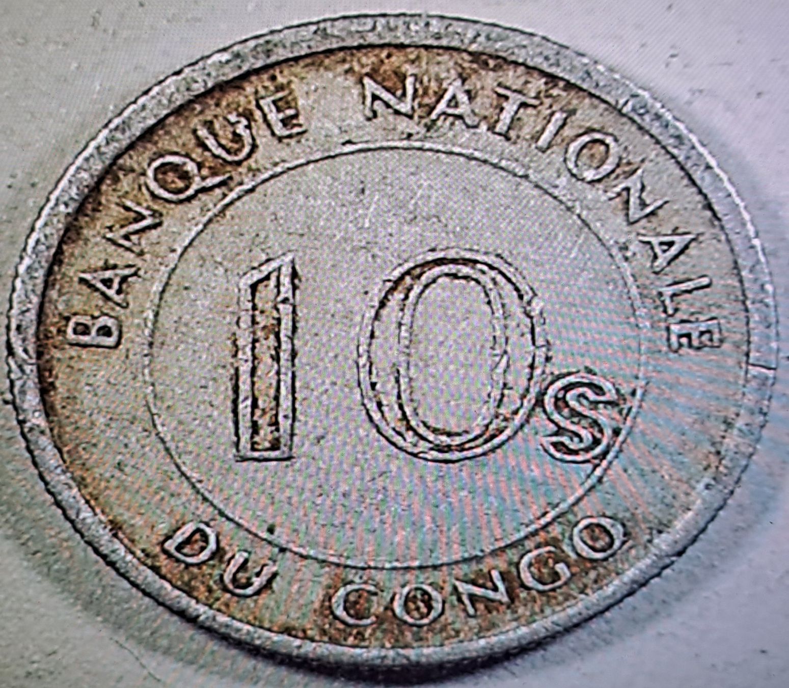Alle Münzen: Kongo - KDR 10 Sengi, 1967 – Gebraucht aus Tenniken von mik_6mxg 4