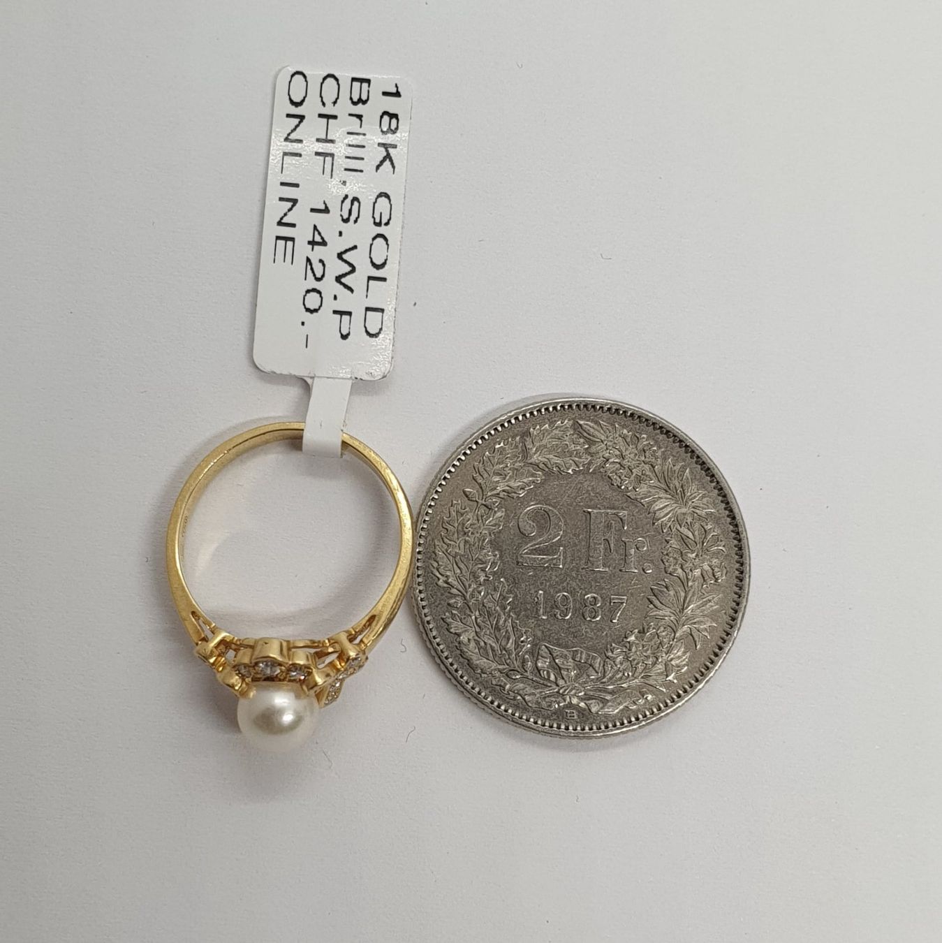 Anelli: Echt 18K Gold - Brilliant, S.W.P Ring – Usato da Luzern venduto da Luzern-Goldhaus 4