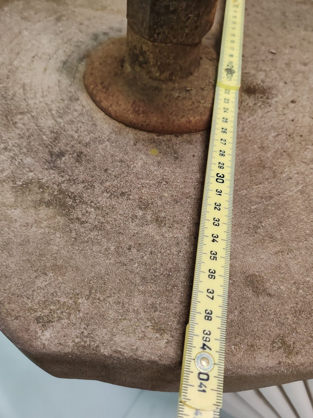 Smerigliatrici & Lucidatrici: Schleifstein ca. 42 cm, Sandstein – Usato da Luzern venduto da Lager6640 5