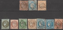 France anciens divers état usagé
