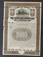 Cleveland Short Line Railway 1911, 1000$ Bond