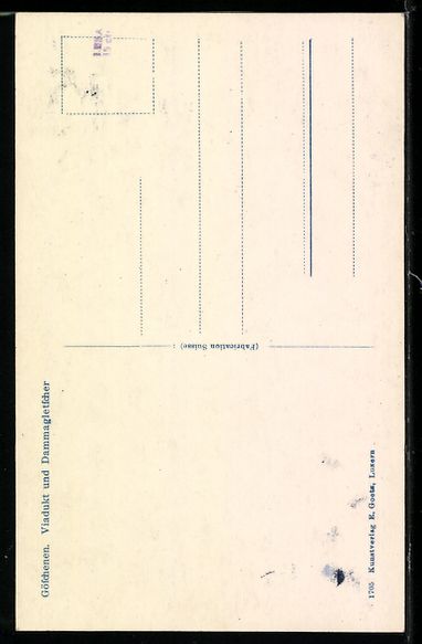 Cartes postales: Goeschenen, Viadukt und Dammagletscher – D'occasion à Berlin par bartko-reher 1